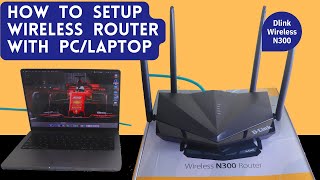 How to setup your router wireless with your PCLaptop  Dlink N300 DIR650IN Wireless Router [upl. by Christie]