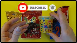 UNBOXING CHOCOLATE CAKE  SMARTIES  CHOCOLATE  GUMMY CANDY  ASMR 😍😍🫠 [upl. by Thetes]