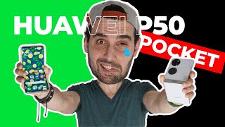 Test Huawei P50 Pocket  le meilleur smartphone pliable est un gros GÂCHIS [upl. by Sirromad]