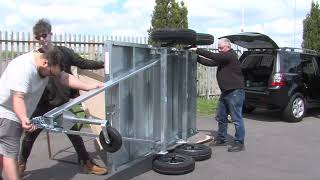 How To Build A Daxara 239x4 Camping  leisure Trailer [upl. by Lirpa]