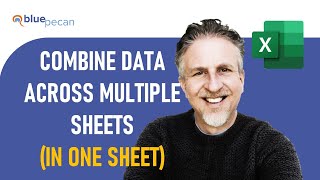 Combine Data from Multiple Sheets into One Sheet In Excel  Consolidate Tables into a Single Sheet [upl. by Atteynek739]