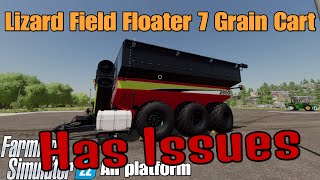 Lizard Field Floater 7 Grain Cart  FS22 mod for all platforms [upl. by Gobert]