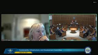 Sustainability Infrastructure and Development Committee  August 28 2024 [upl. by Ylyl]