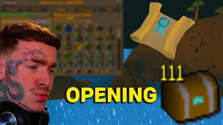 INSANE RANGER BOOTS STRATEGY MY LUCK IS AMAZING  OPENING 111 MEDIUM CASKETS 108115 OSRS [upl. by Leventhal22]