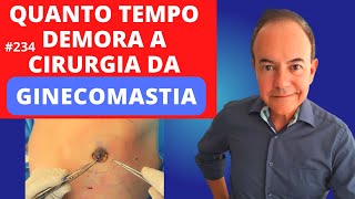 Quanto tempo demora a cirurgia de GINECOMASTIA e LIPOMASTIA Dr Jacintho  Cirurgião Plástico [upl. by Everrs]