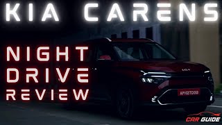 EXCLUSIVE  Kia Carens NIGHT DRIVE Review  LED Light Throw  Visibility  Interior Lights 🔥 [upl. by Leahcimluap165]