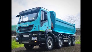 114 Iveco 8x8 dump truck rcbrmin first start [upl. by Nivat]