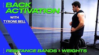 BACK  Single Arm Rows with Resistance Bands [upl. by Ahsienet]