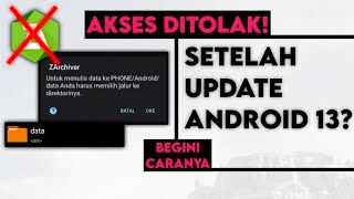 Cara pasang script di android 13  cara pasang script ml  cara atasi zarchiver  MLBB ID [upl. by Dorsy]