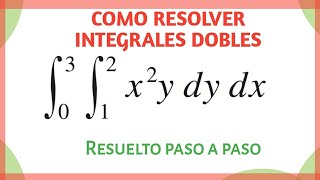 Cómo resolver integrales dobles fácil y rapido [upl. by Earla]