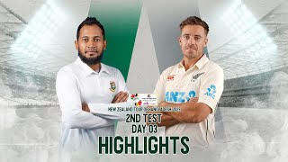 Bangladesh vs New Zealand Highlights  2nd Test  Day 3  New Zealand Tour of Bangladesh 2023 [upl. by Evonne]