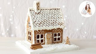 Gingerbread House Recipe  How to make a Gingerbread House [upl. by Haliled]