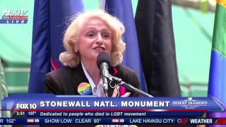 FNN Edith Windsor omits quotunder Godquot from the Pledge of Allegiance [upl. by Hawley]