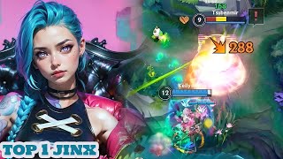 Wild Rift Jinx  Top 1 Jinx Gameplay Rank Challenger [upl. by Bensky]