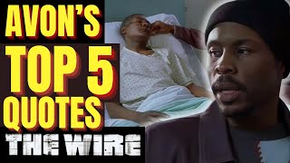 The Wire Avon Barksdale Top Quotes Avon Barksdale The Wire [upl. by Enaek]