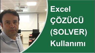 Excel ÇÖZÜCÜyü Kullanmak Çözücü Nasıl Kullanılır 005video  Ömer BAĞCI [upl. by Yattirb]