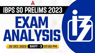 IBPS SO Exam Analysis 2023  IBPS SO Analysis 2023  IBPS SO Asked Questions amp Expected Cut off [upl. by Trela]