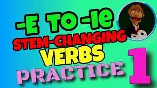 SPANISH STEMCHANGING VERBS PRACTICE e to ie Exercise 1 [upl. by Maller86]