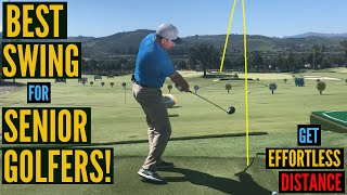 BEST SWING for Senior Golfers  Increase Distance [upl. by Namlaz636]