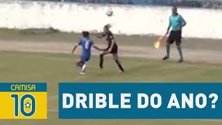 DRIBLE DO ANO Corintiana dá carretilha HUMILHANTE [upl. by Enelehs]