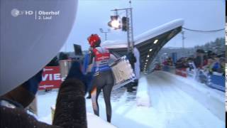 Natalie Geisenberger  RodelWeltcup in Oberhof 16012016 [upl. by Jacoby]