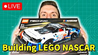 🔴 Building the LEGO NASCAR Cup Series Camaro LIVE [upl. by Foulk]