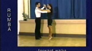 Rumba dance steps 03 Forward walks [upl. by Halyhs340]