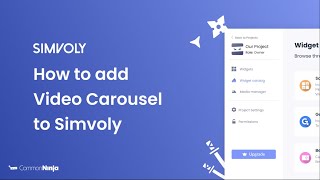 How to add a Video Carousel to Simvoly [upl. by Melva]