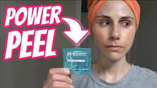 Vlog Beauty sleep amp M61 POWERGLOW PEEL Review Dr Dray [upl. by Dranreb]