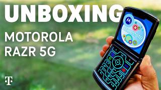 Motorola RAZR 5G Unboxing  TMobile [upl. by Aronoel]