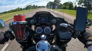 Goldwing FIRED New Harley Road Glide [upl. by Haywood171]