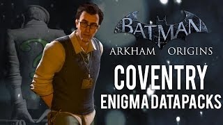 Batman Arkham Origins  Coventry  All Enigma Datapacks  Extortion Files Locations [upl. by Mcgannon]