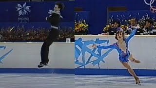 ⛸ Ilia quotquadg0dquot Malinins parents at 1998 Nagano a skating family [upl. by Attiuqal546]