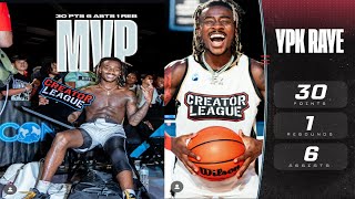 YPK RAYE IS MVP Ball hog ypkraye dreamcon creatorleague [upl. by Benilda]