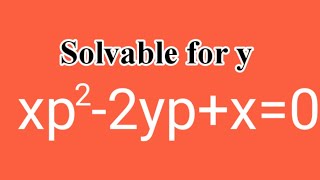 xp22ypx0 Solvablefory DifferentialEquations L472 MathsPulseChinnaiahKalpana [upl. by Augustin386]