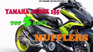 YAMAHA Aerox155 TOP 5 mufflers soundtest [upl. by Decca318]