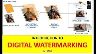 DIGITAL WATERMARKING  INTRODUCTION TO DIGITAL WATERMARKING  DIGITAL WATERMARKING Explained HINDI [upl. by Irfan727]