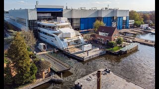 Feadships 93m 305ft Lady S formerly Project 814 and 94m 308’5” Project 817 [upl. by Atal319]