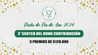 AGRUPACIÓN 1° DE MARZO  3° SORTEO BONO CONTRIBUCIÓN FIN DE AÑO 2024 [upl. by Prinz569]