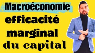 Efficacité marginale du capital [upl. by Willis337]