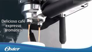 Americanascom  Cafeteira ExpressoCapuccino OEMP50  Oster [upl. by Randolf]