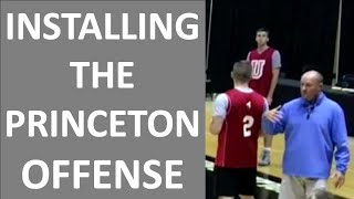 Installing the Princeton Offense Clinic Coach Lennie Acuff [upl. by Drareg]