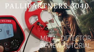 PalliPartners Metal Detector 3040 Adjustable Sensitivity Waterproof Pinpoint Review Tutorial [upl. by Hillinck]