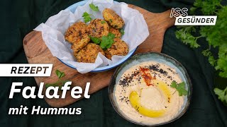 Einfaches veganes Rezept Hummus und Falafel  AOK [upl. by Ruyam]