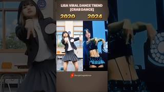 Lisa recreated her viral crab dance😍🖤🔥 Then vs now blackpink lalisa shorts trend mostviral [upl. by Aitan616]