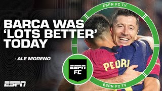 Barcelona was not outstanding not excellent but LOTS BETTER vs Athletic Club  Moreno  ESPN FC [upl. by Efal]