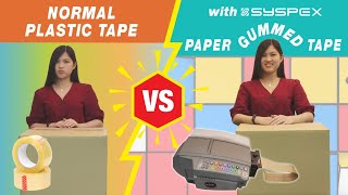 Paper Gummed Tape 🆚 Plastic OPP Tape [upl. by Turino]