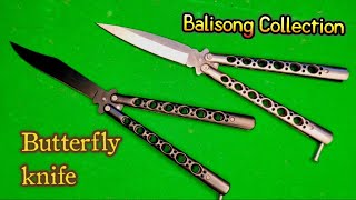 Increadible Balisong Butterfly Knife tricks  Butterfly knife Bangladesh  টেকজোন [upl. by Acinorahs]