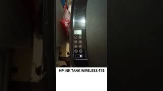 CARA HEAD CLEANING PRINTER HP INK TANK WIRELESS 415 SHORTS [upl. by Icyac]