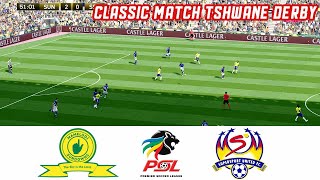 🔴TSHWANE DERBY 2005 ⚽ MAMELODI SUNDOWNS vs SUPERSPORT UTD ⚽ CLASSIC MATCH DERBY ⚽FOOTBALL GAMEPLAY [upl. by Norword246]